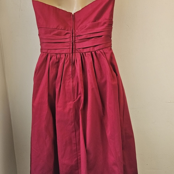 David's Bridal /Women's Red Apple Strapless Dress 2 Elegant, Cocktail, - Picture 3 of 8